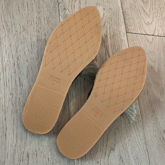 Last chance - New Silvia Cobos Flat Mules - black with white and gold tassels - Picture 8 of 12